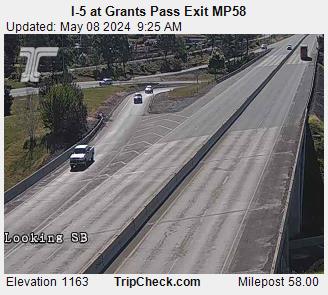 I-5 at Grants Pass Exit MP58